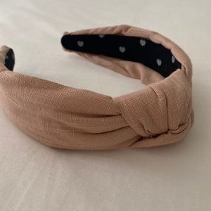 NWOT lele Sadoughi linen headband